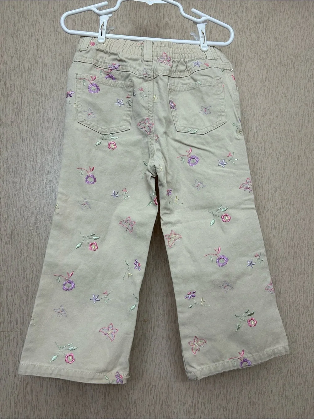 Faded Glory - Vintage Butterfly Embroidered Jeans - Size 4T